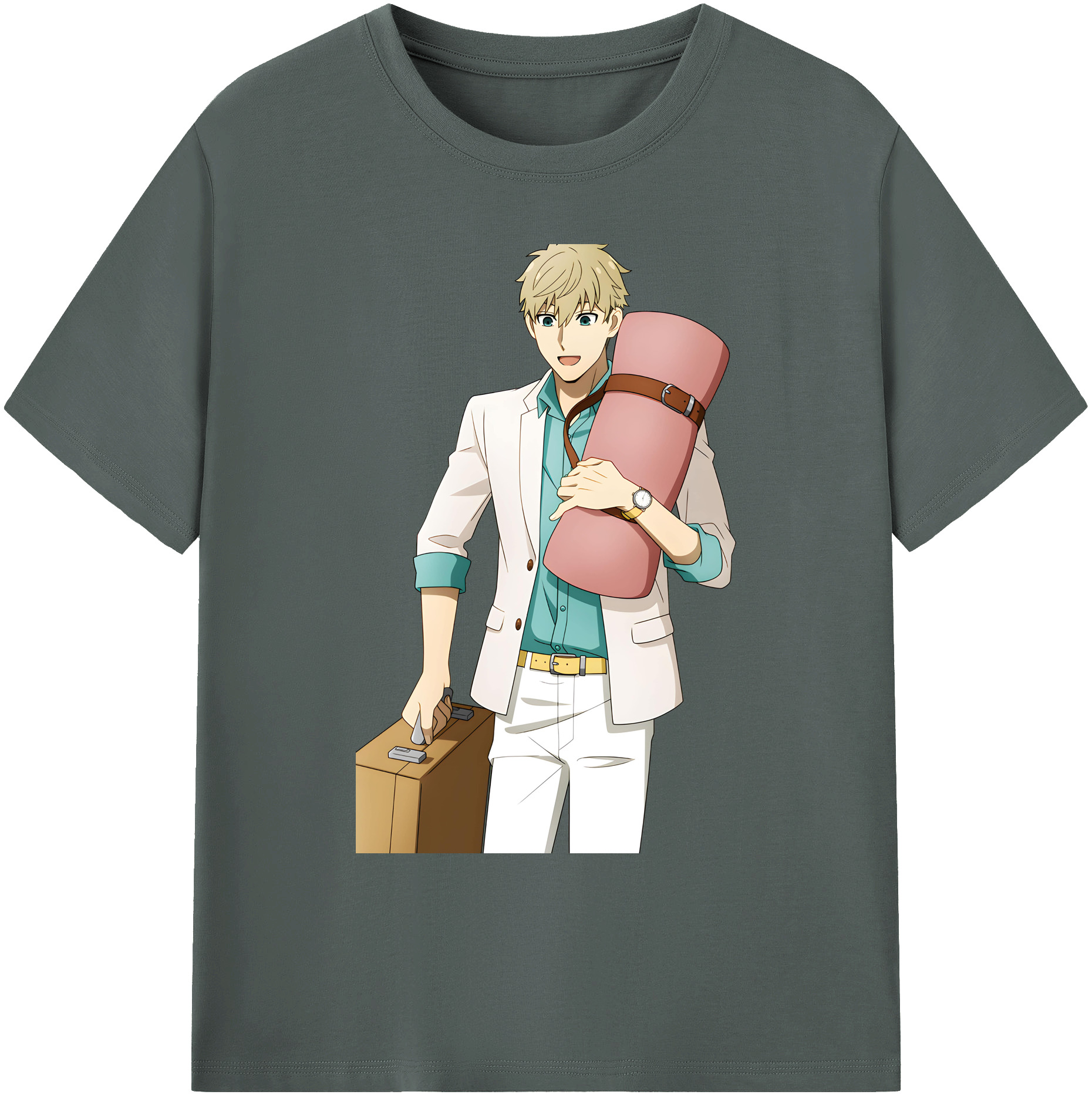 （画像用） SPY×FAMILY间谍家家酒 綿100％ メンズ半袖Tシャツ｜肌触りやわらか＆通気性